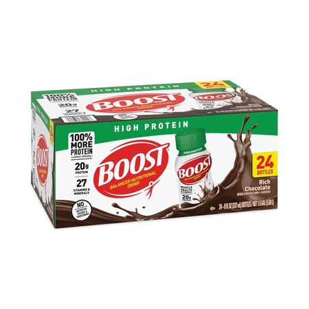 BOOST High Protein Complete Nutritional Drink, 8 oz Bottle, 24PK 82220